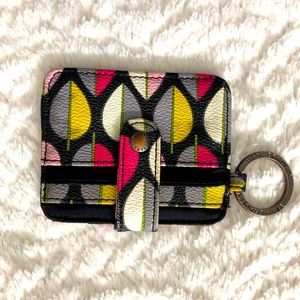 Vera Bradley keychain wallet